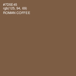 #7D5E45 - Roman Coffee Color Image